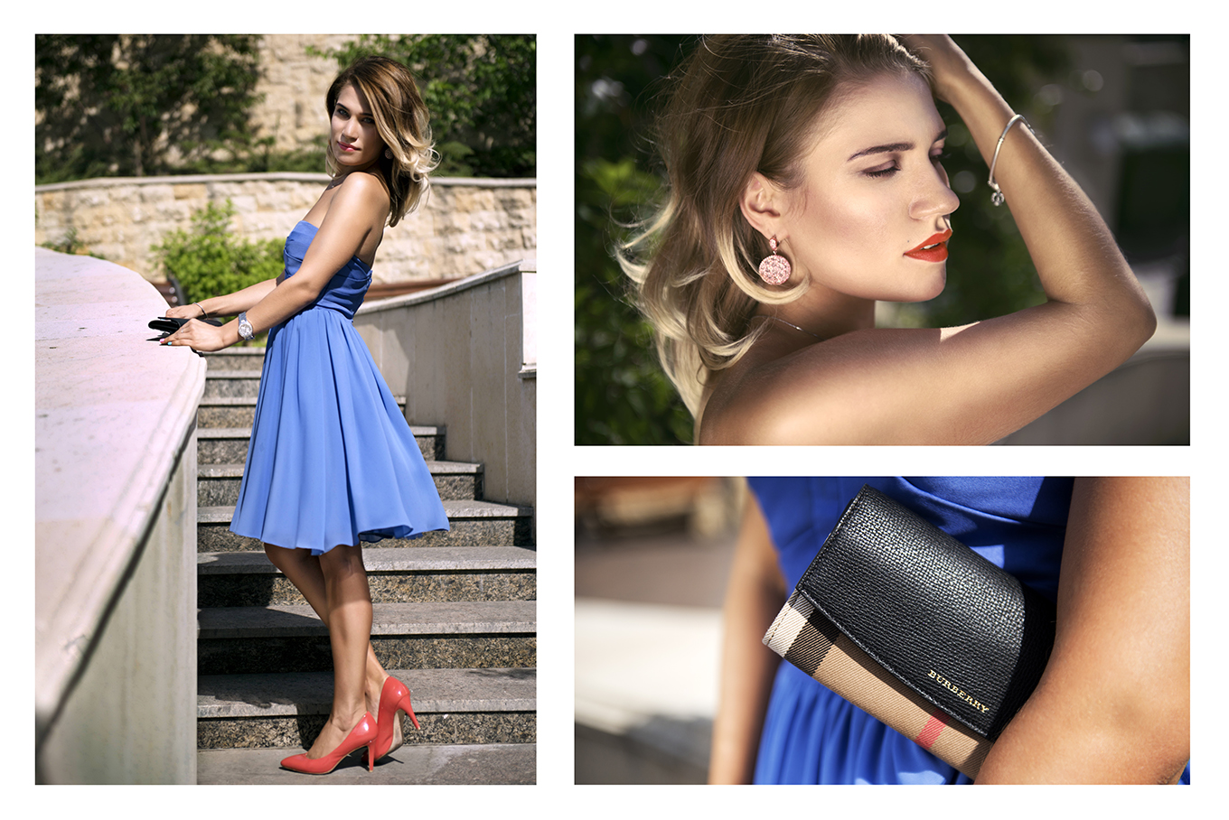 Blue dress